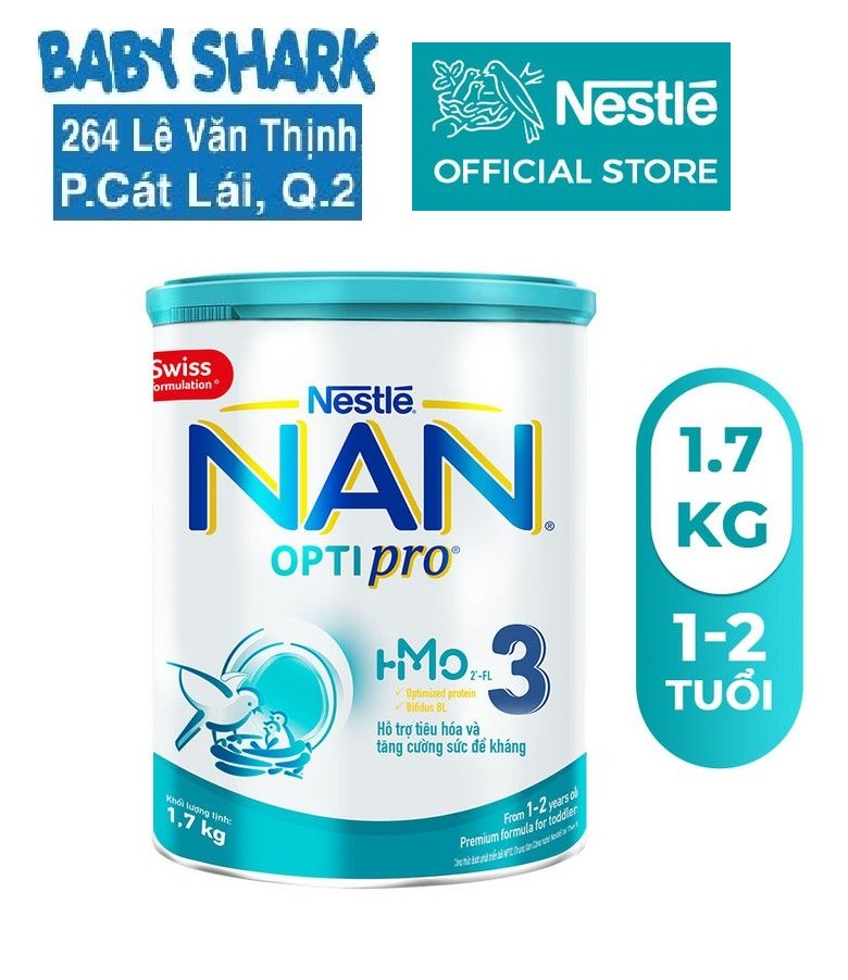 Sữa bột NAN OPTIPRO số 3 Lon 1600g