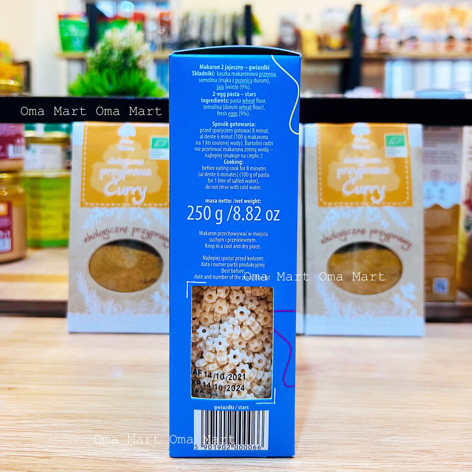 Nui sao hữu cơ Bartolini 250g