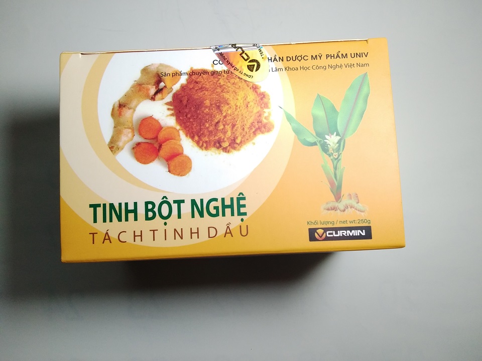 tinh bột nghệ tách tinh dầu