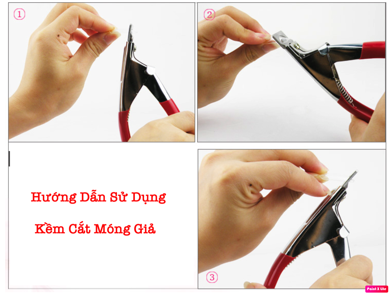 Kềm Bấm Móng Giả Loại Không Nắp