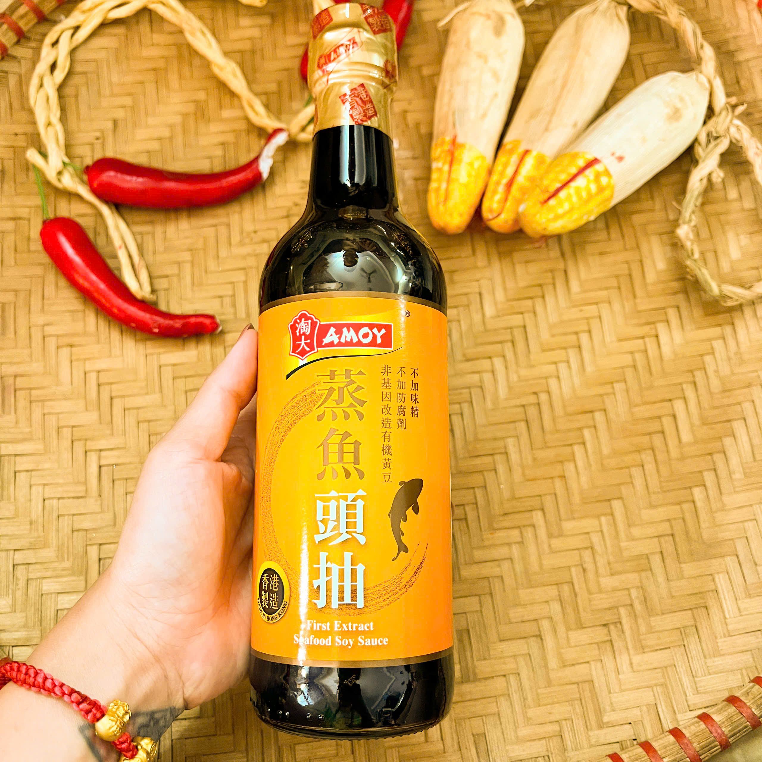 NƯỚC TƯƠNG HẤP CÁ AMOY THƯỢNG HẠNG - CHAI 500ML