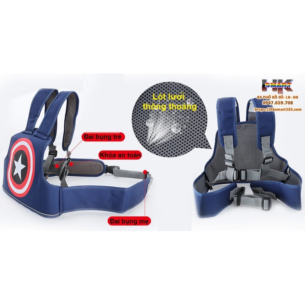 Đai ngồi xe máy cho bé (Loại đẹp)