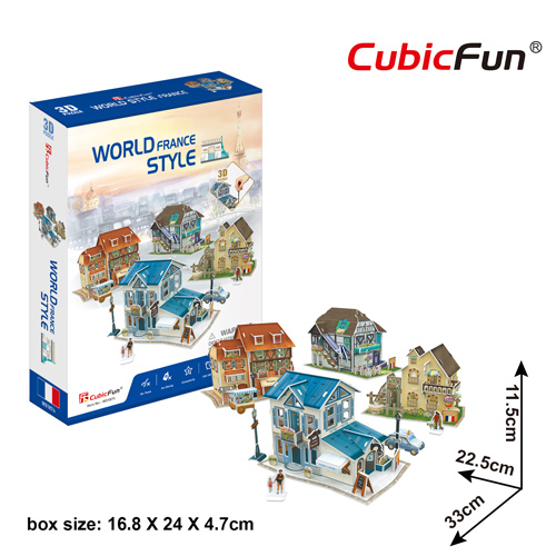 Mô hình giấy 3D CubicFun - France Style