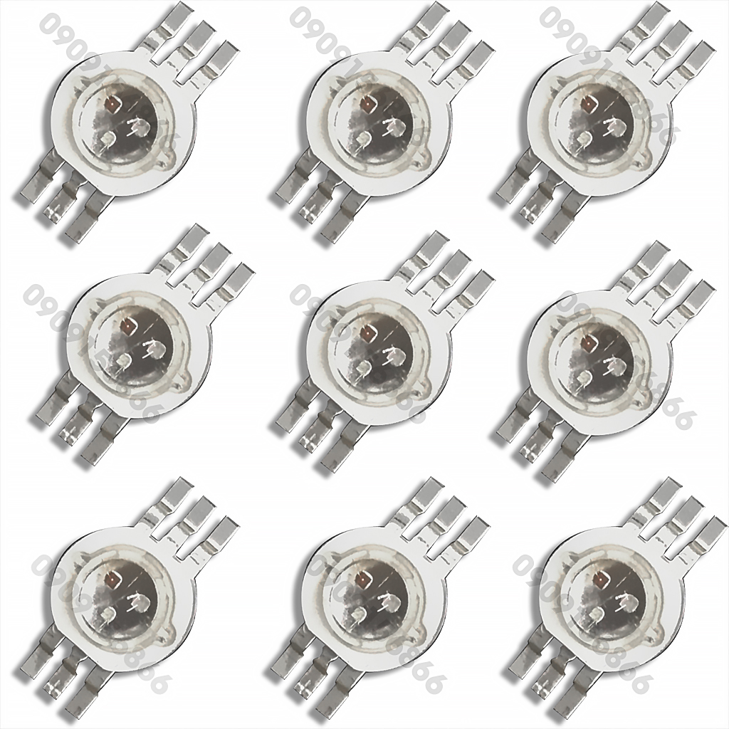 Chip led luxeon rgb 3w siêu sáng, đế đồng