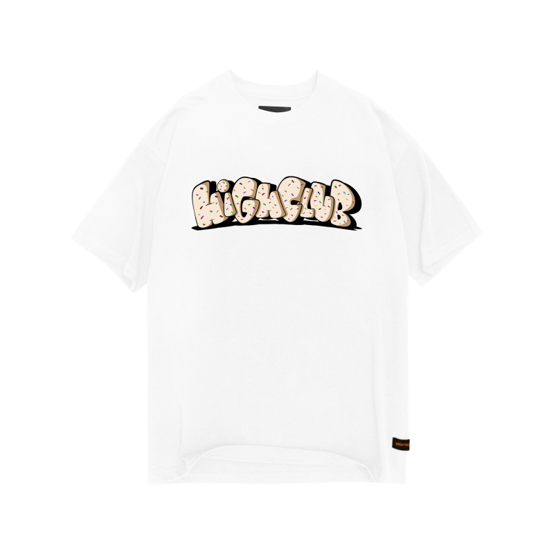 HIGHCLUB Cookie Tee - White