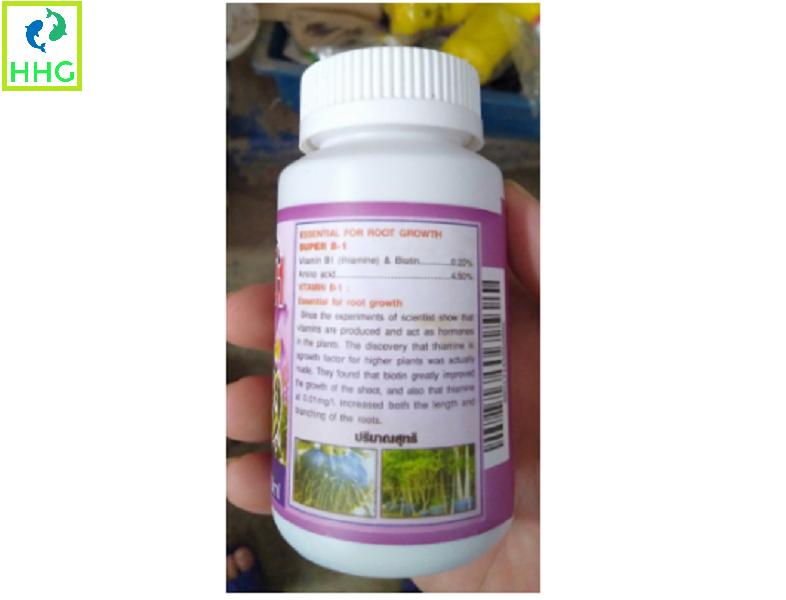 PHÂN BÓN KÍCH RA RỄ SUPER - B1 THÁI (HỒNG) 100ML