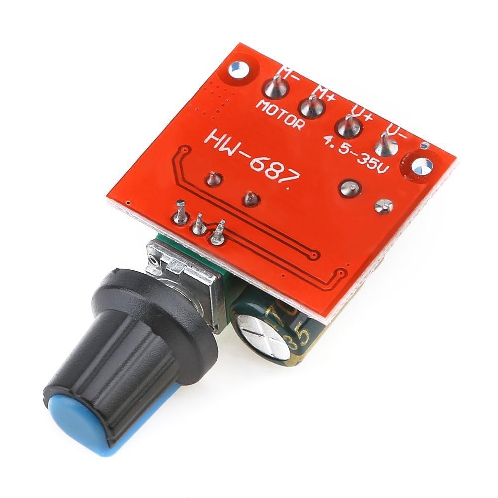 Mini 5A 90W PWM 5-28V DC-DC Motor Speed Controller Module
