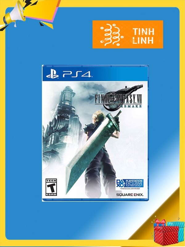 Đĩa Game PS4 Final Fantasy VII Remake