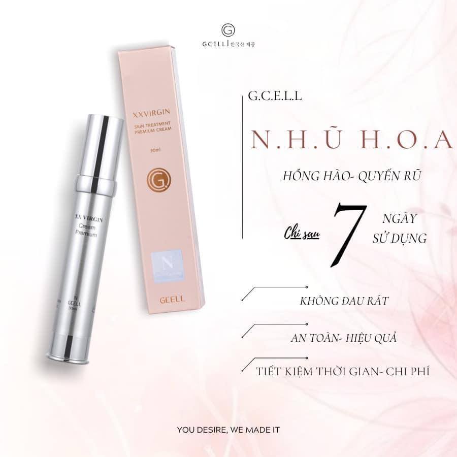 Kem làm hồng nhũ hoa n xxvirgin gcell hàn quốc lọ 5ml - chính hãng