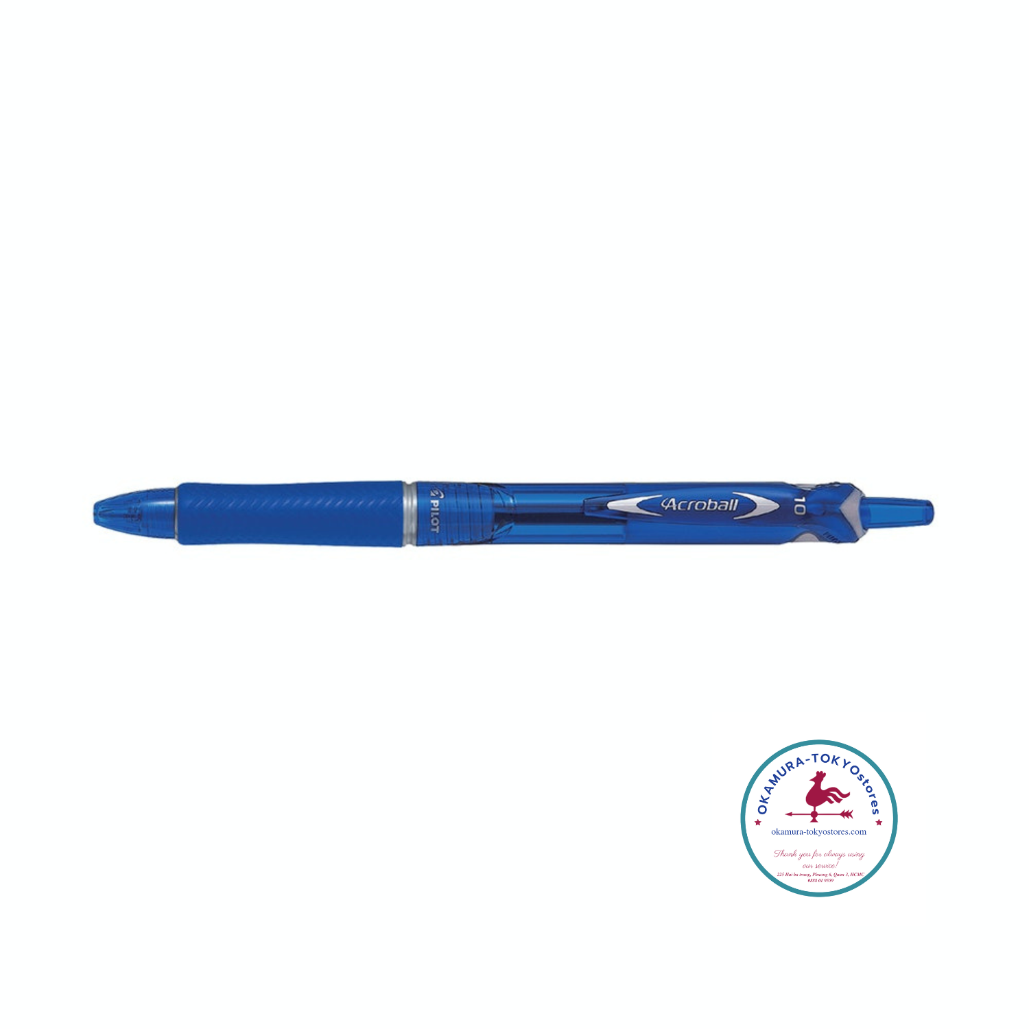 Bút bi Acroball mực xanh ngòi 1.0mm
