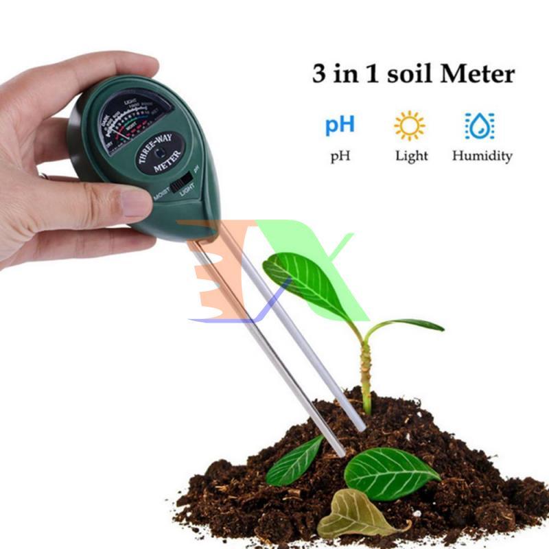 PH meter mechanical PH-3.1T, instrument pH meter soil 3 in 1, pH test strips, moisture, light, pH meter, mud, pH meter soil cultivation