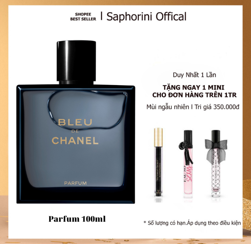 Nước hoa Chanel Bleu Parfume 100ml cao cấp-Lưu hương lâu trên 24h