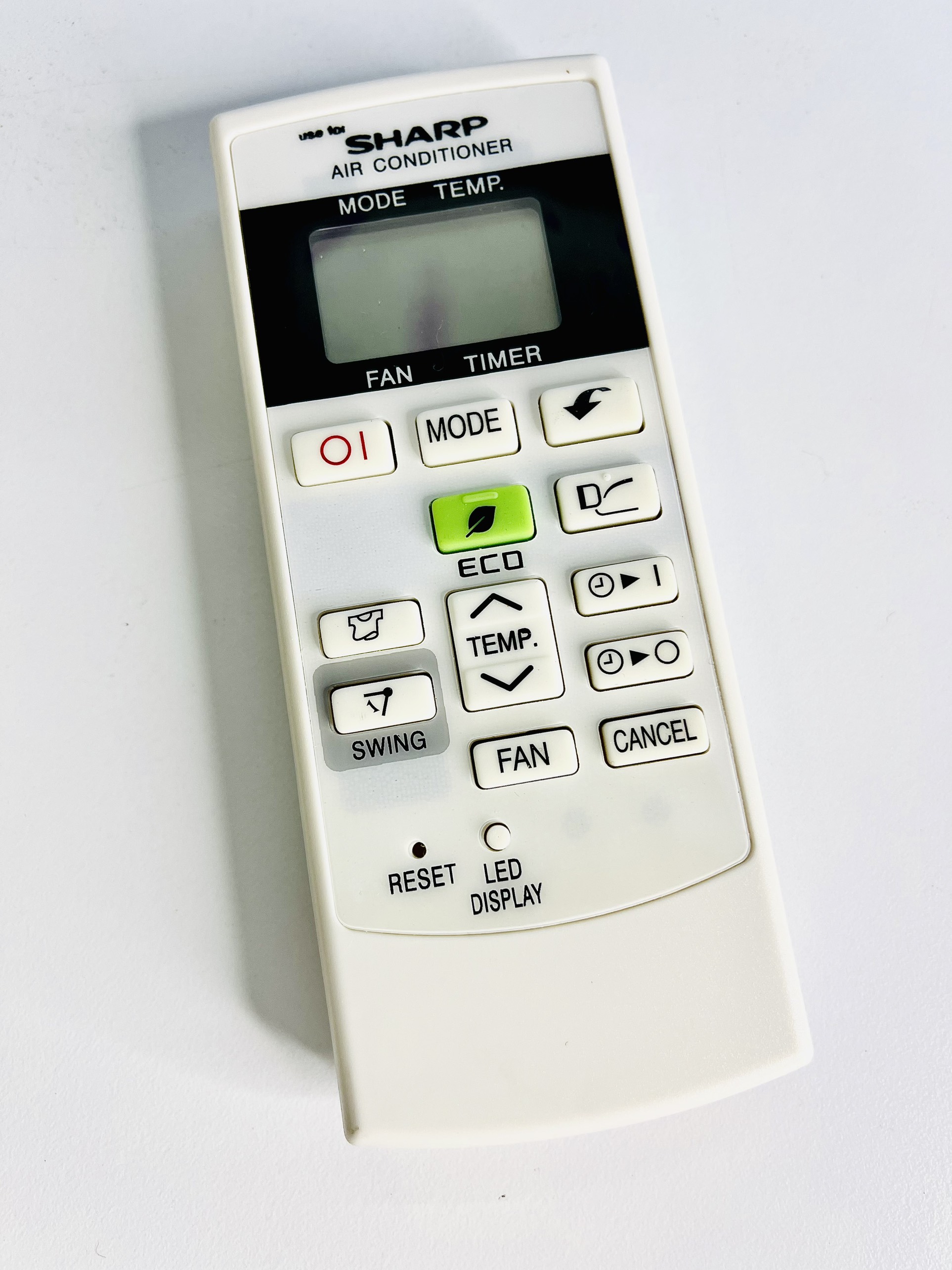 Remote Máy lạnh SHARP (nút xanh giữa)- SP001806