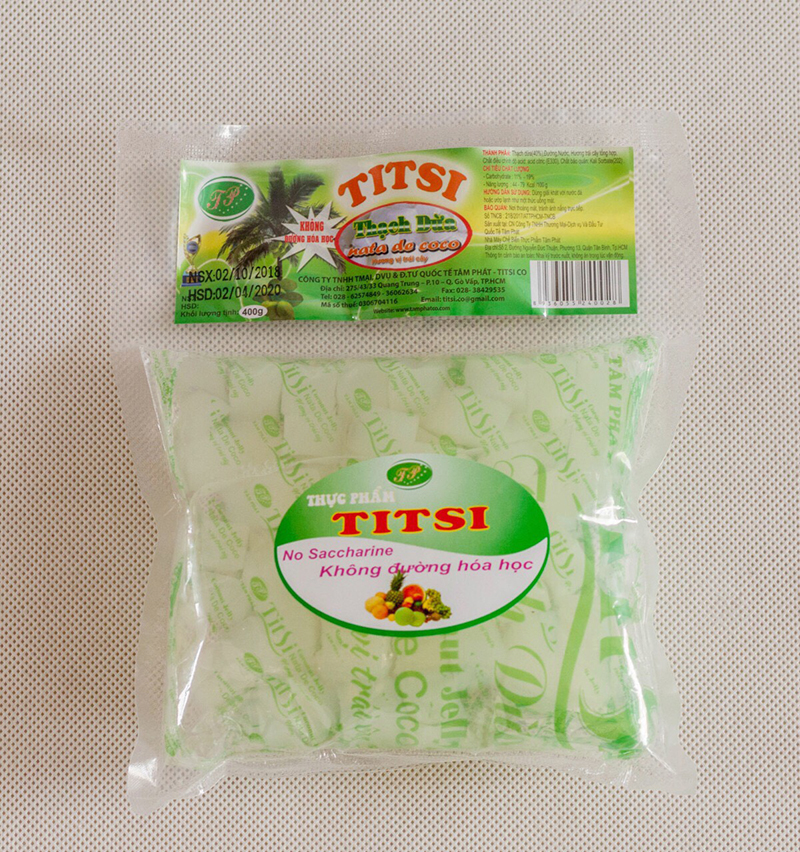 Thạch Dừa Titsi 400g