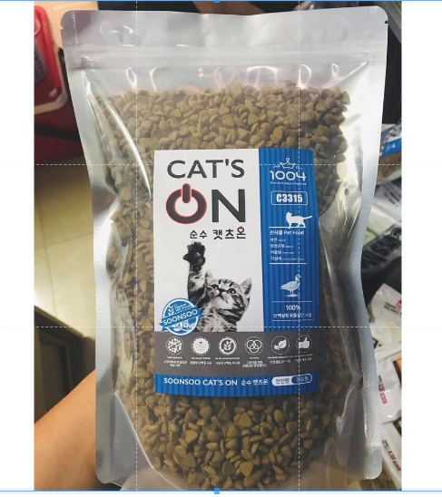 Combo 5kg Cat s On chiết túi zip 1kg - Hạt thức ăn cho mèo