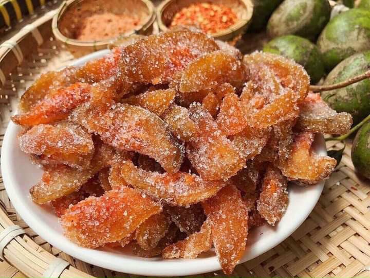 100g cóc cay ngào đường
