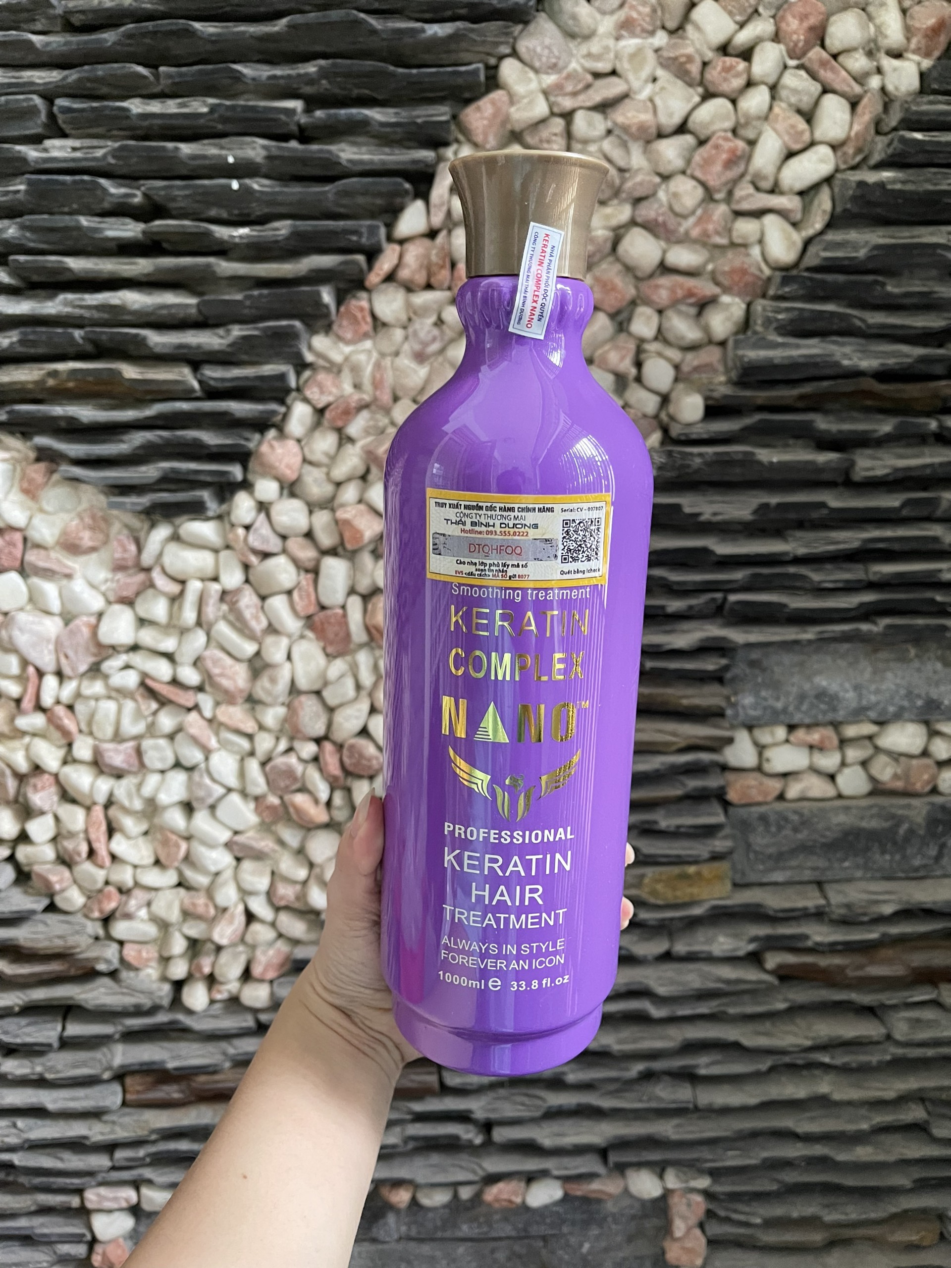 Phục hồi chuyên sâu dành cho tóc nát keratin nano complex 1000ml
