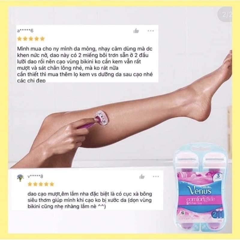 SET 2 DAO CẠO DÀNH CHO NỮ GILLETTE VENUS