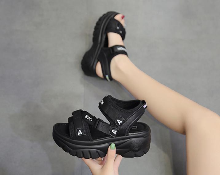 Giày sandal đế bánh mì cá tính S116D