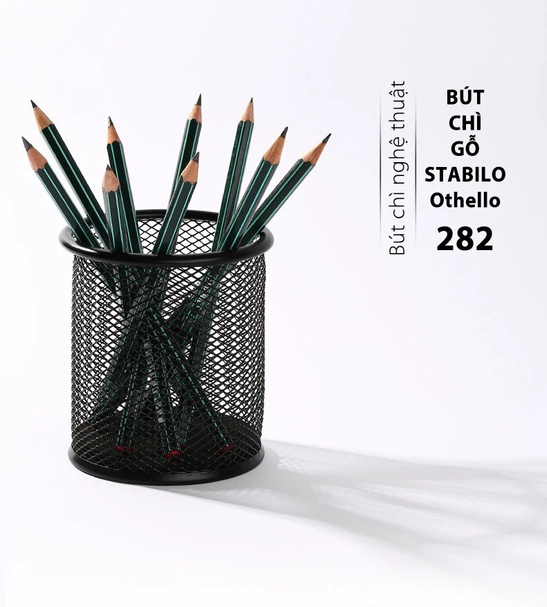 Bút chì gỗ STABILO Othello 282 (sọc xanh trắng)