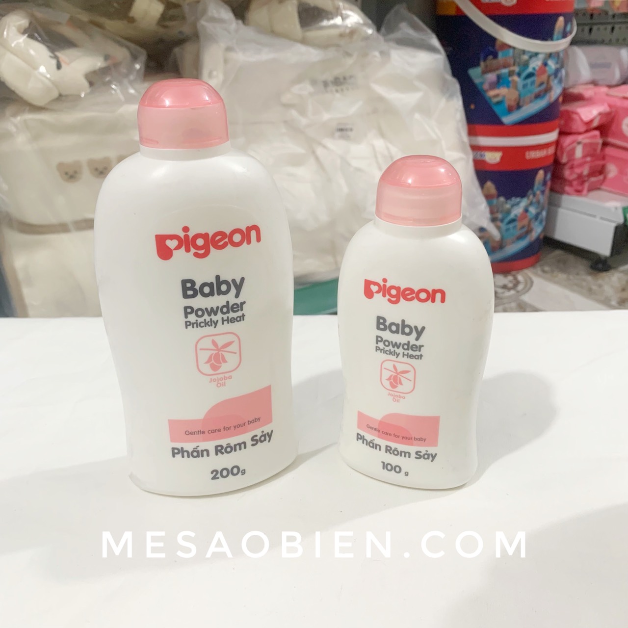 Phấn rôm sẩy/ Phấn thơm Pigeon 100g 200g cho bé