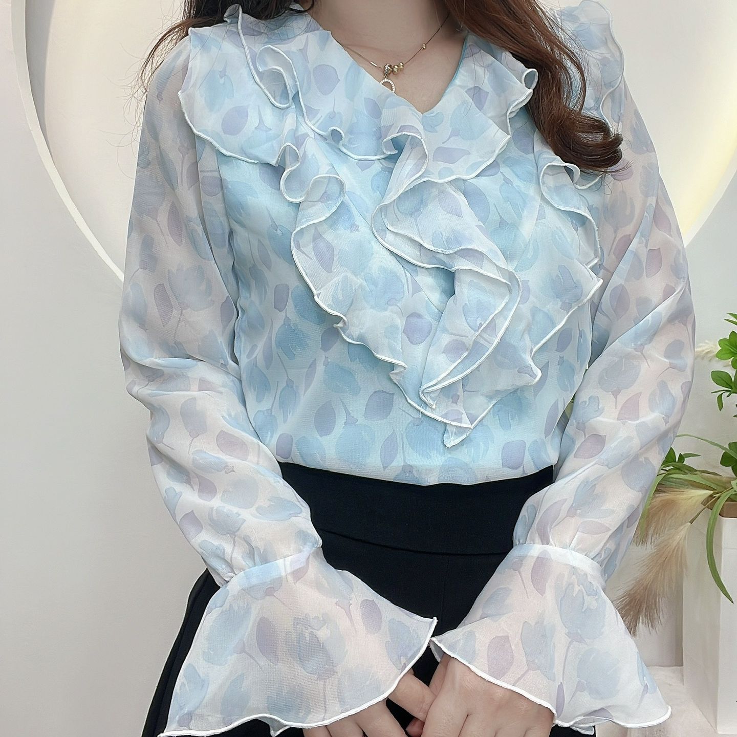 AN29 - ÁO KIỂU CÔNG SỞ BÈO DỄ THƯƠNG