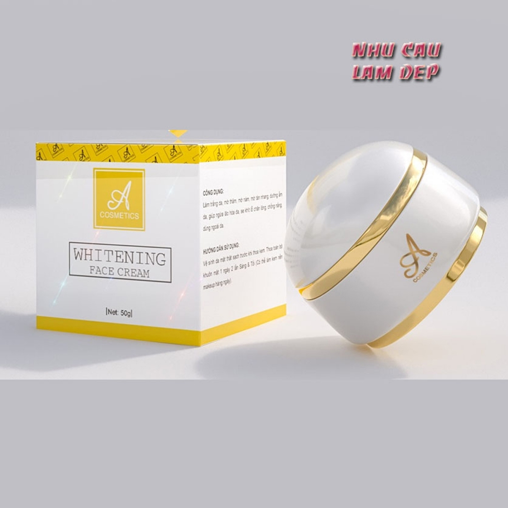 Kem Face Pháp A Cosmetics, mờ nám, mờ thâm, dưỡng trắng