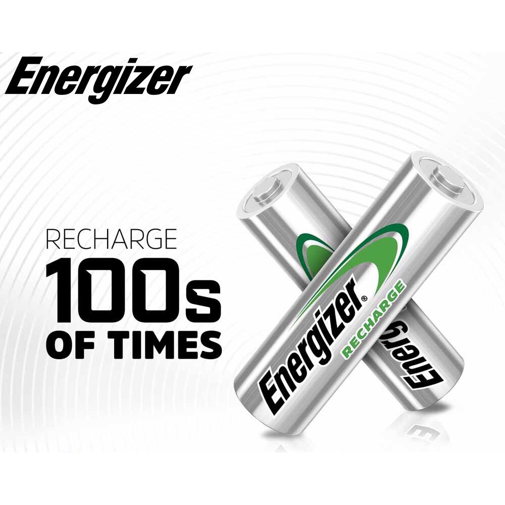 Pin sạc tiểu AA Energizer 2000mAh (1 vỉ 2 viên) chính hãng