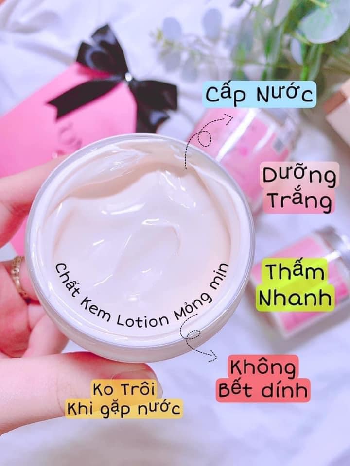 Kem Body Bông ONAYA Dưỡng Trắng Da
