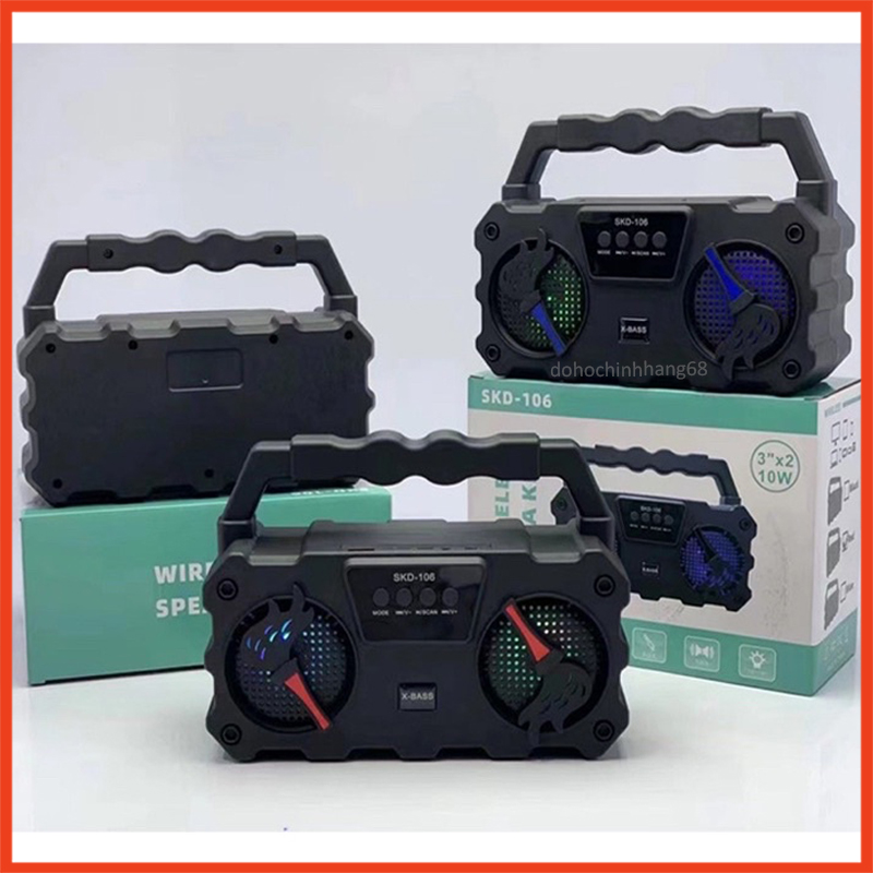 Loa Bluetooth Karaoke Tặng Kèm Mic Hát, Loa Bluetooth Hát Karaoke Mini Giá Rẻ, Loa Bluetooth Hát Karaoke Bass Mạnh, Hát Cực Hay, Nghe Nhạc Cực Đã Bảo Hành 12 Tháng