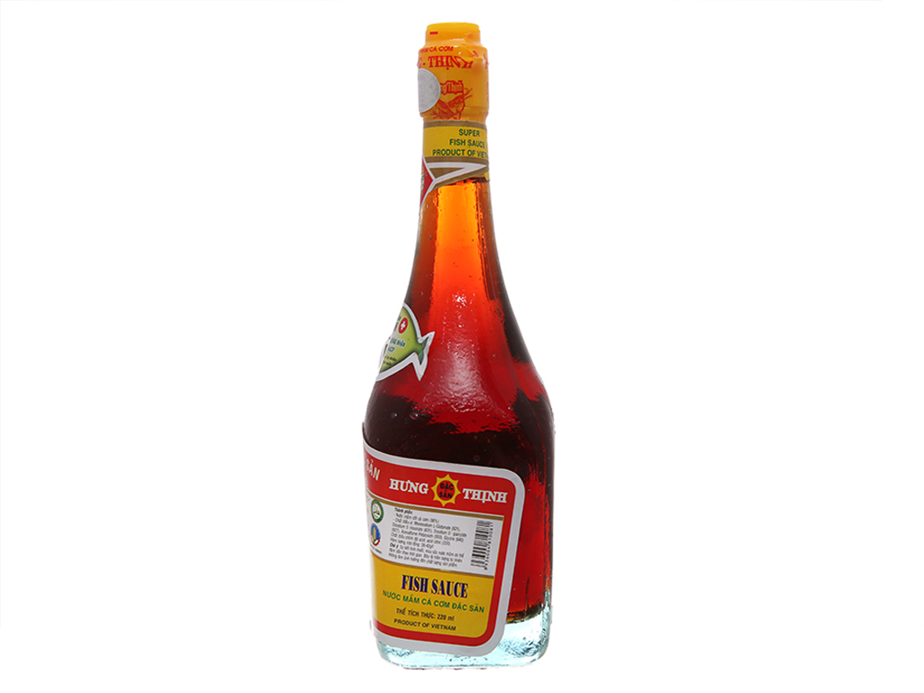 1 chai Nước mắm cá cơm đặc sản Hưng Thịnh 40 độ đạm chai 220ml