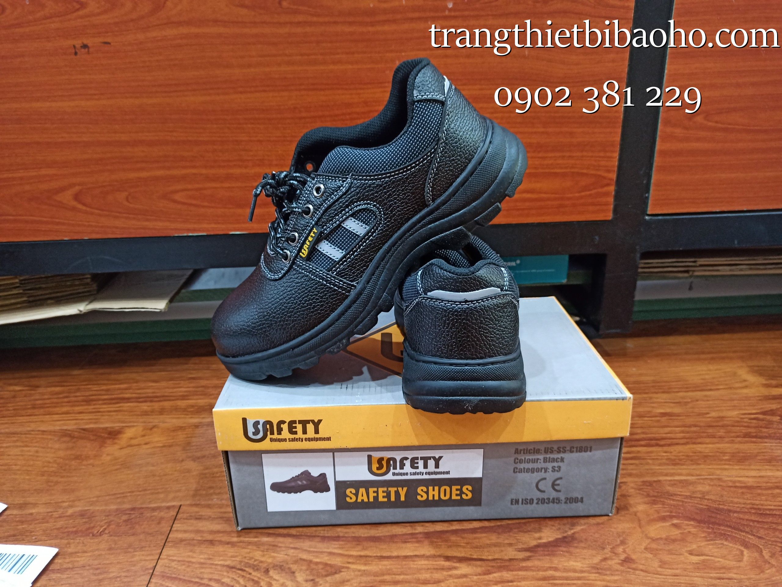 Giày bảo hộ  đế thép Usafety ECO-C1801