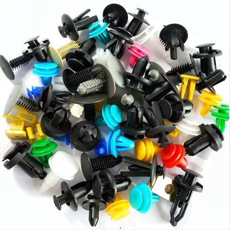 combo hỗn hợp 50 cái vít nhựa các loại để bắt lòng dè chắn bùn, vỏ ba đờ sốc, calang cản trước ô tô