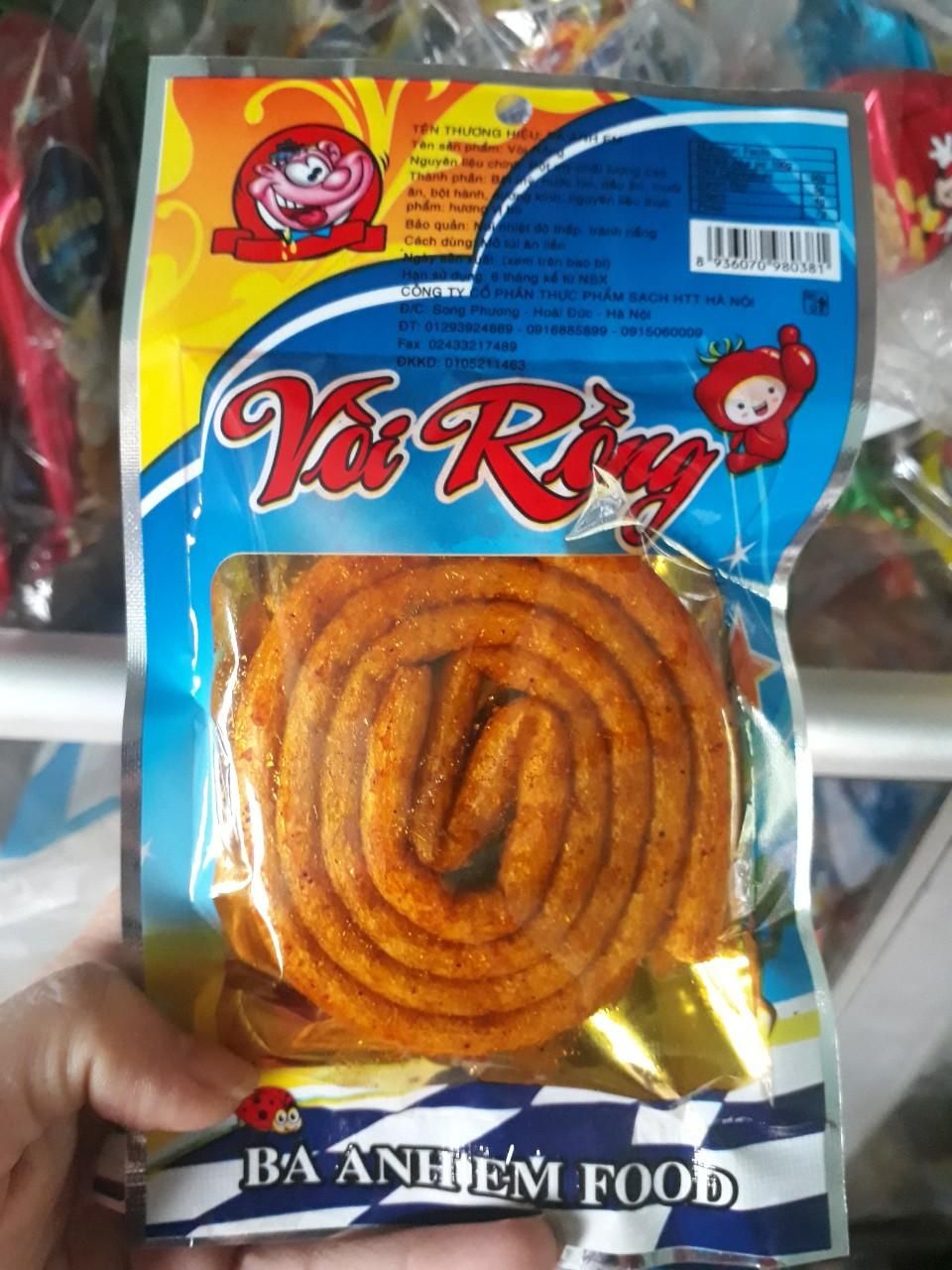 (Giảm 20K Ship Đơn 49K) 10 gói snack cay vòi rồng