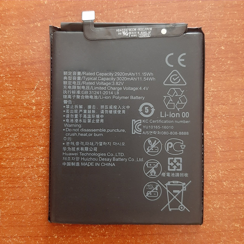 Pin huawei y5 2017 / y6 pro 2017 / honor 6c / mya - l22 / hb405979ecw