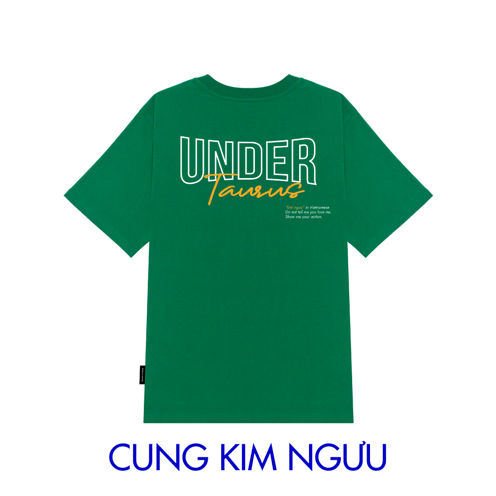 Áo thun UNDER Kim Ngưu "12 Cung Hoàng Đạo" (Green) + UTS016