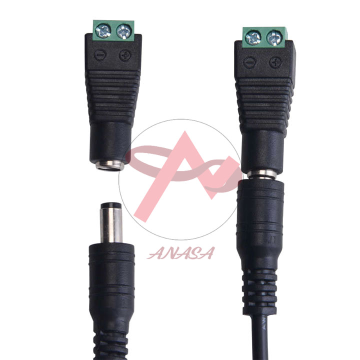 Jack DC Nối Nguồn Đực/Cái