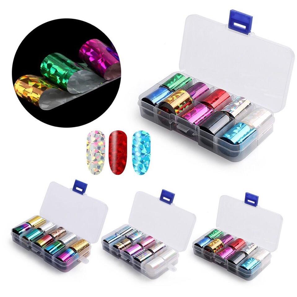 Giấy Foil Hologram Dán Móng Nghệ Thuật 2.5*100cm
