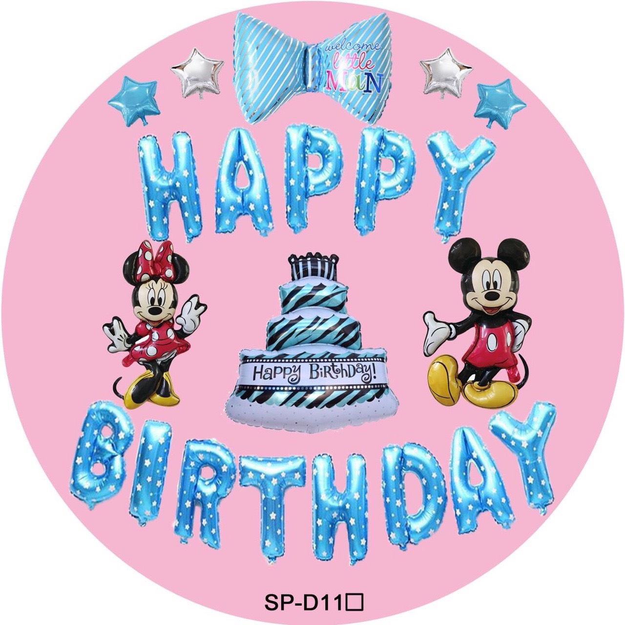 Thiệp mời sinh nhật bé gái chủ đè chuột Mickey #24 Thiệp mời sinh nhật bé gái chủ đè chuột Mickey