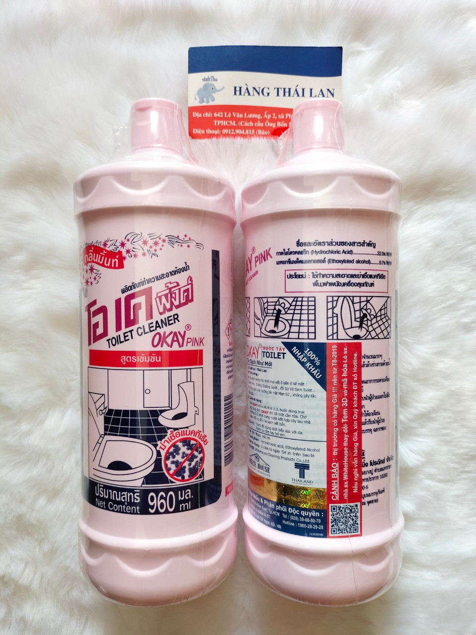 Nước tẩy toilet Okay Thái Lan 960ml