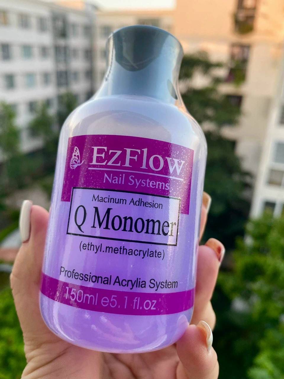 Lưu Huỳnh Tím EZFLOW Đắp Bột Móng150ml - 1000ml