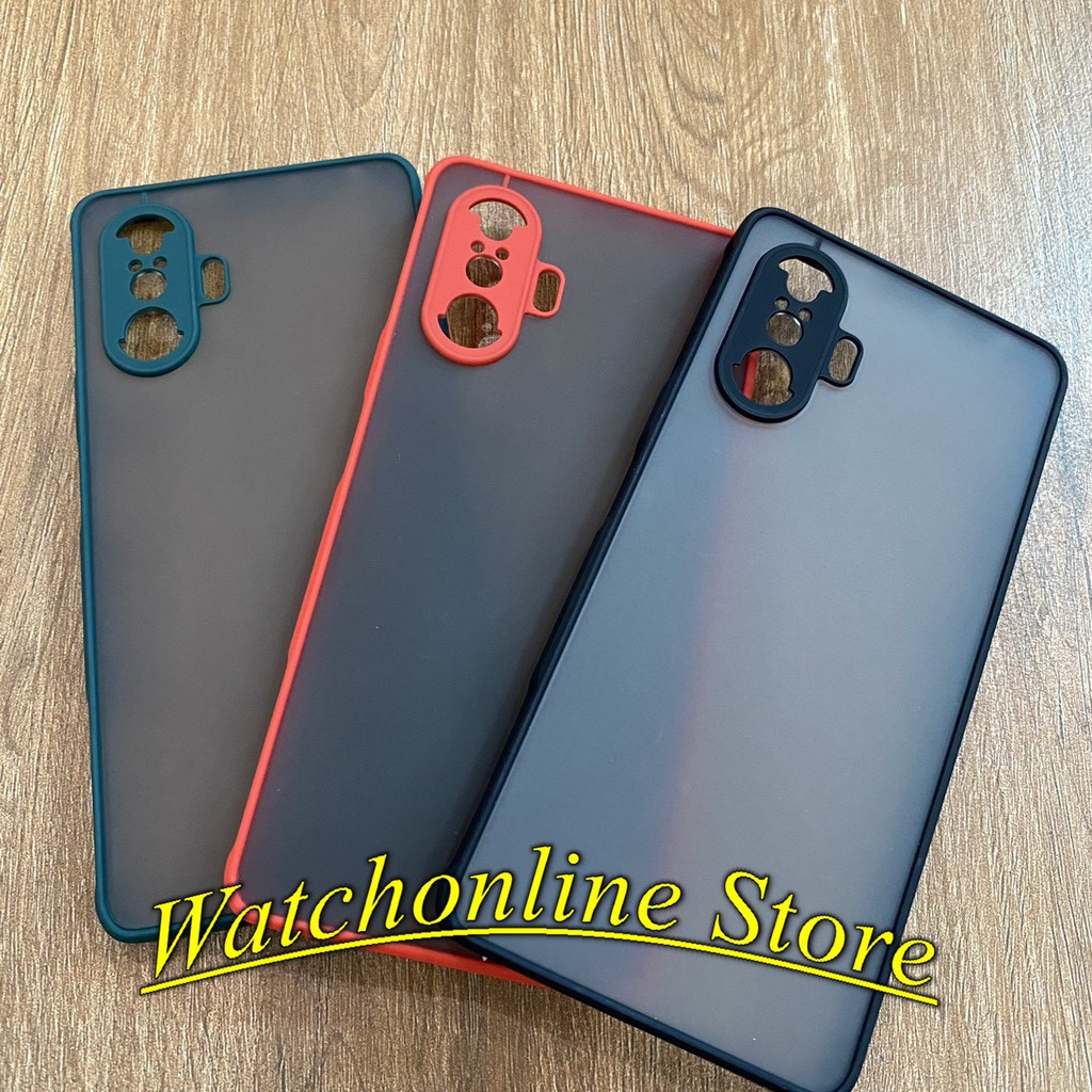 Ốp lưng Xiaomi K40 Gaming cao su non trong nhám viền màu