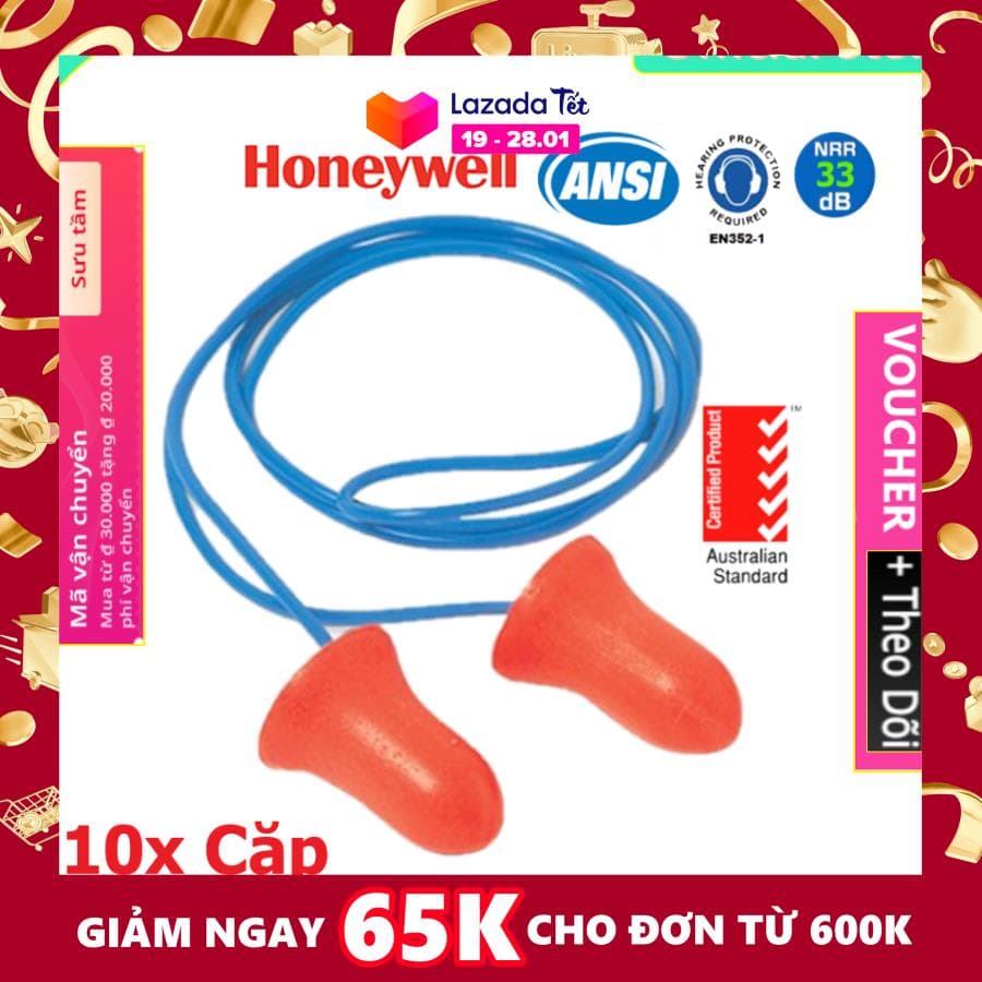 Nút tai chống ồn Honeywell Max 30 cao cấp - Hàng Chính Hãng