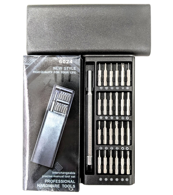 Bộ tua vít nhôm 63/33/25 chi tiết sửa chữa điện thoại, laptop tiện dụng