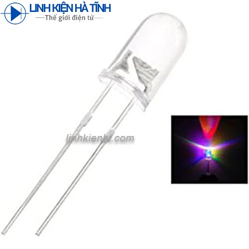 Led 7 màu led nhấp nháy5mm nháy chậm