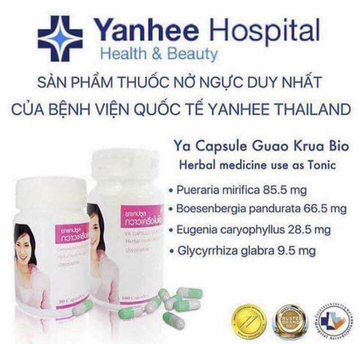 VIÊN UỐNG NỞ NGỰC YANHEE