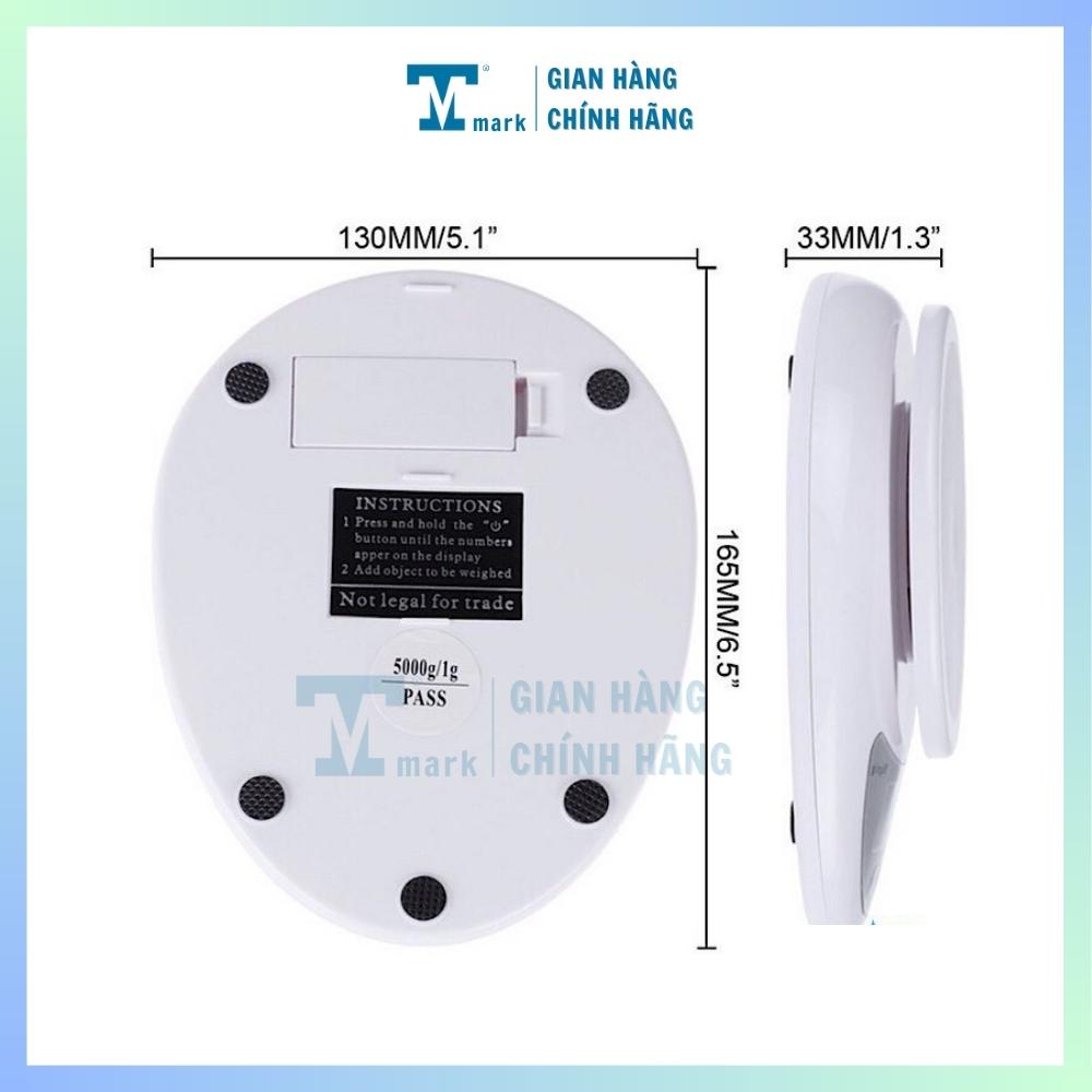 Cân điện tử mini WH-B05 5kg (Cân nhà bếp) Tmark