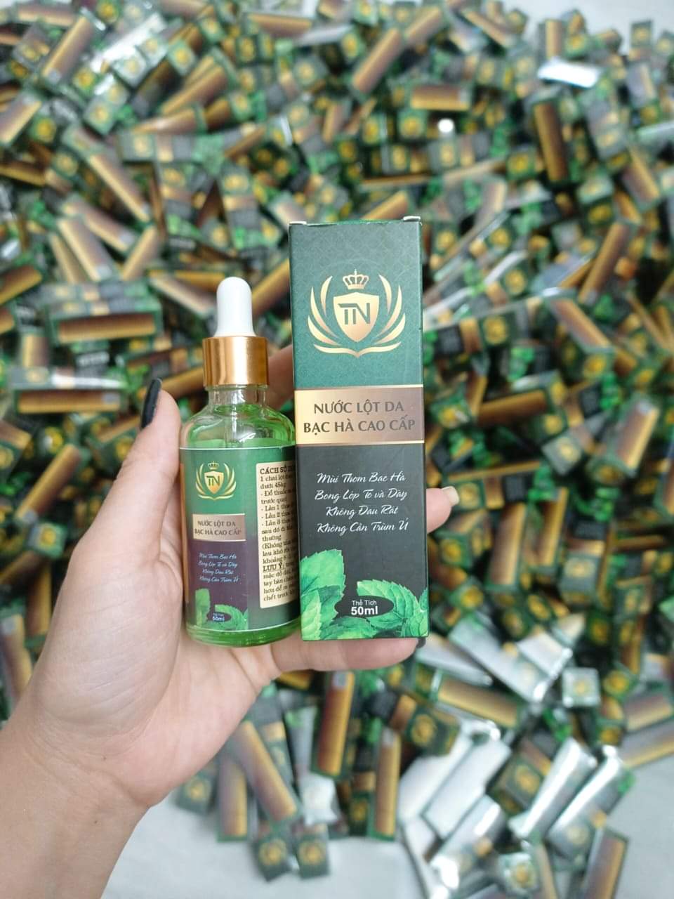 Nước Lột Da Bạc Hà Cao Cấp - hương bạc hà