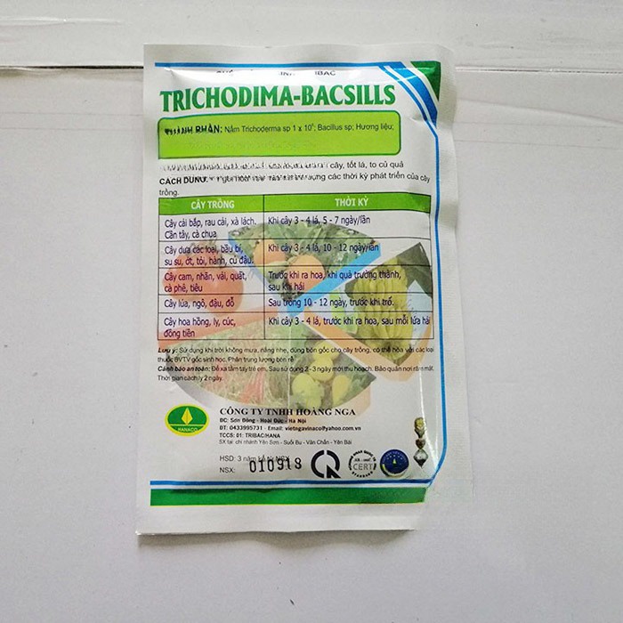 Men vi sinh EM nấm tricho - chế phẩm ủ phân trichoderma bacillus 50g