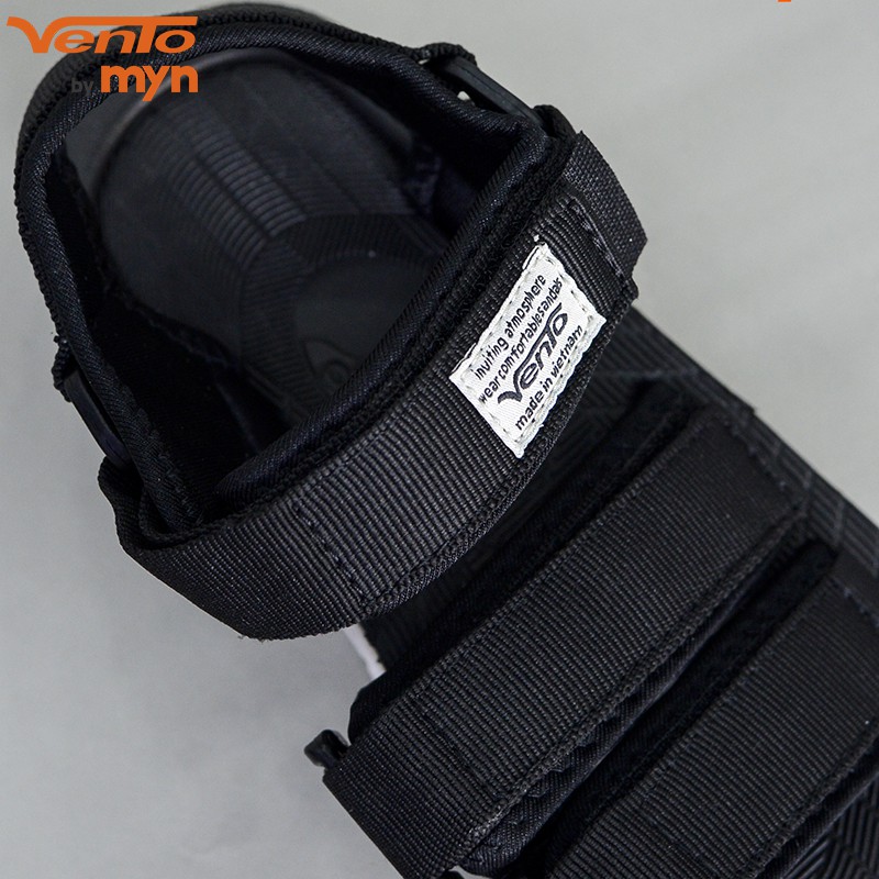 Giày Sandal Vento Nam Nữ MS 9801 - Đen Trắng